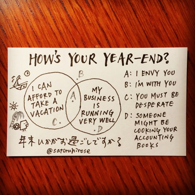 How's your year-end?