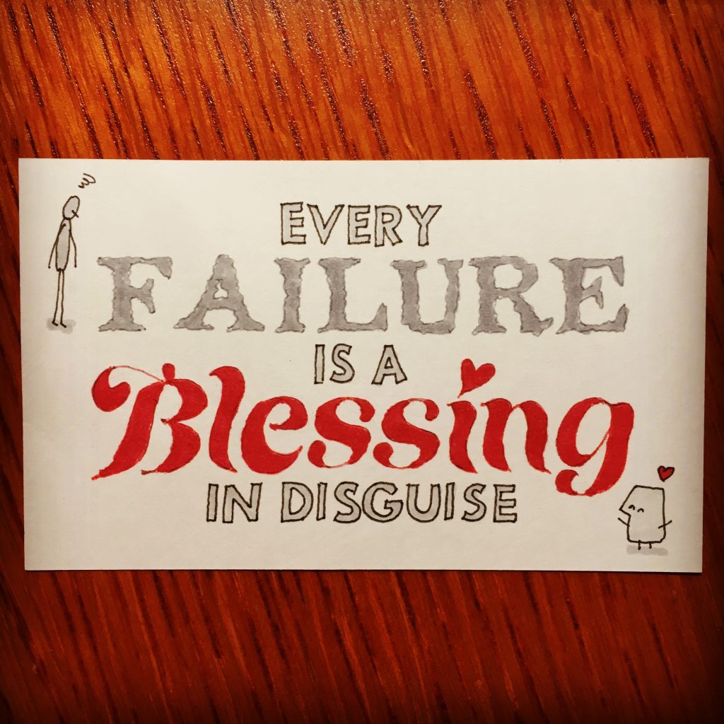 every-failure-is-a-blessing-in-disguise-doodle-unlimited