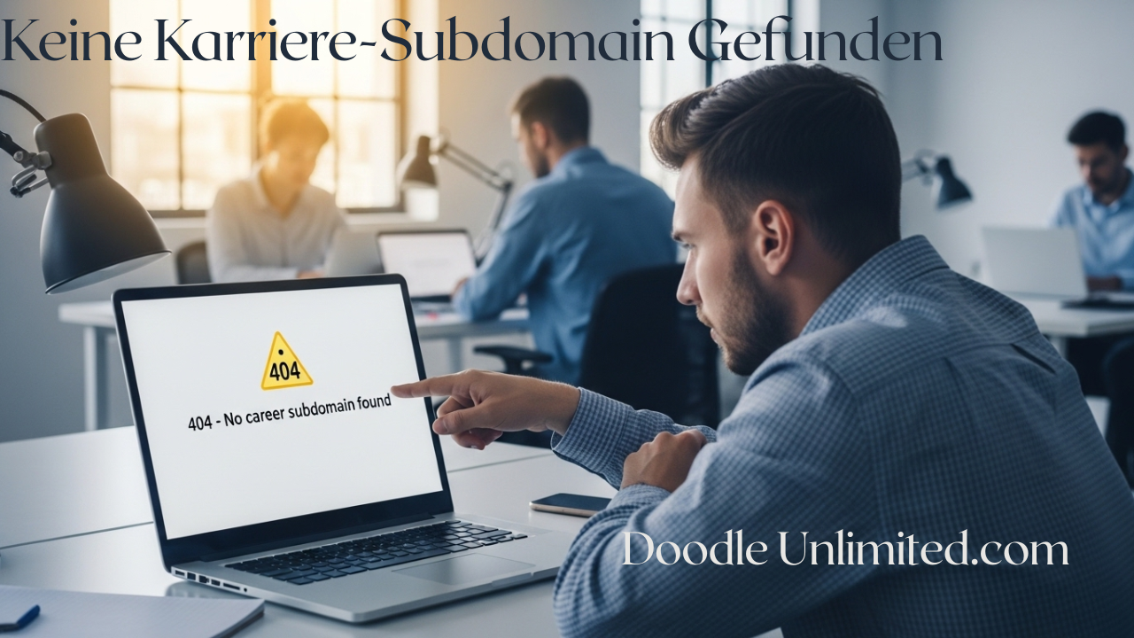 Keine Karriere-Subdomain Gefunden – Ursachen und Lösungen