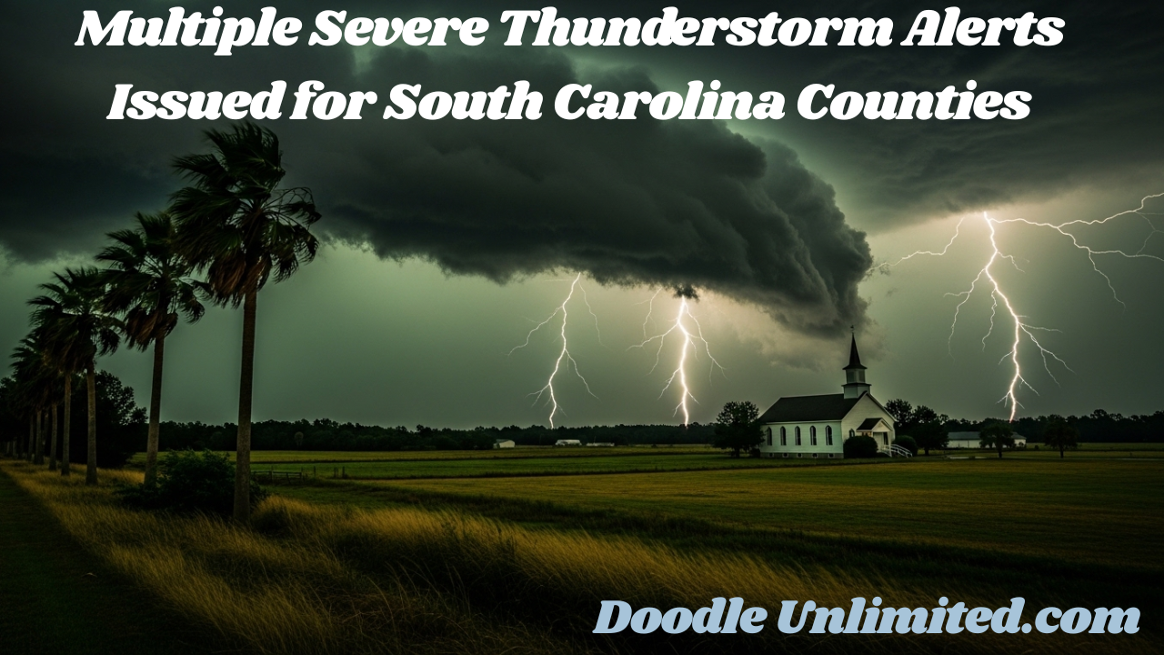 Multiple Severe Thunderstorm Alerts Issued for South Carolina Counties