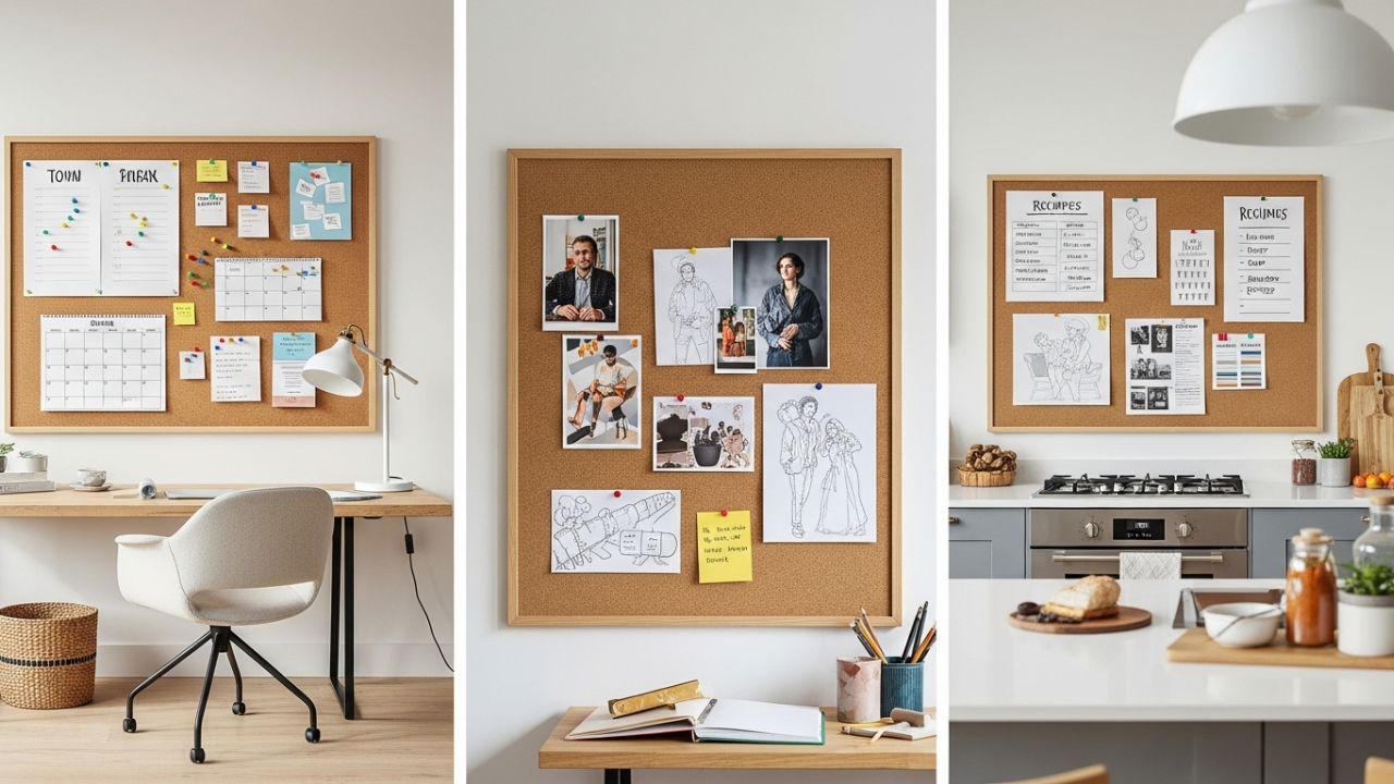 Exploring the Versatility of  12.8 7.2 Cork Board