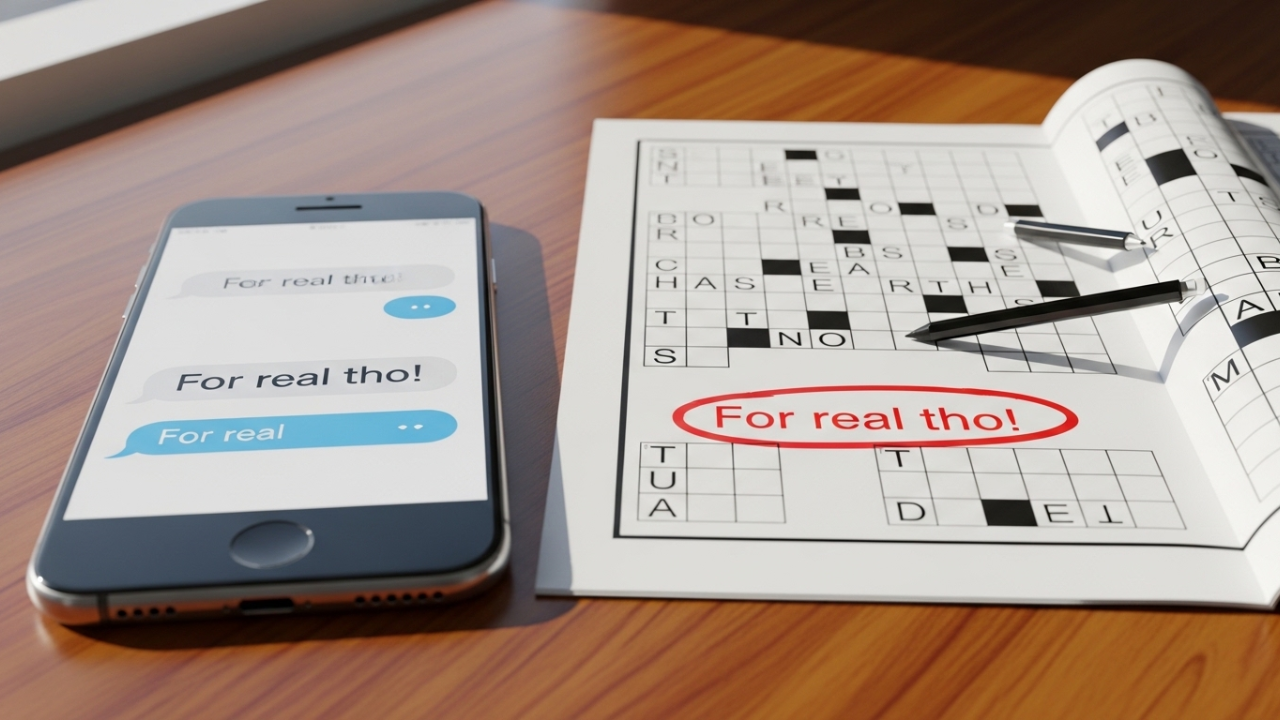 Decoding “For Real Tho” Crossword: A Solver’s Guide to Slang