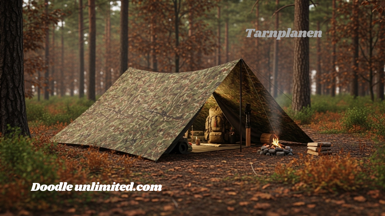 Tarnplanen: Camouflage Tarpaulins for Survival, Camping, and Tactical Use