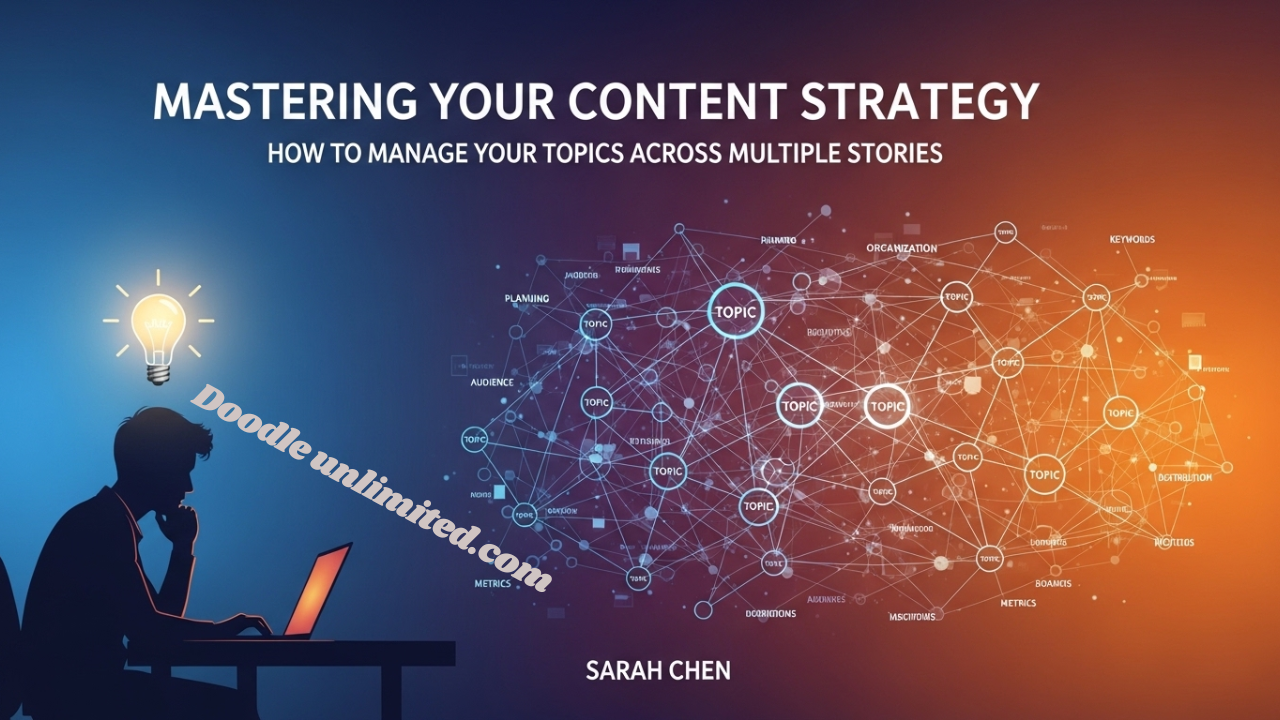 Mastering Your Content Strategy: How to Manage Your Topics Multiple Stories