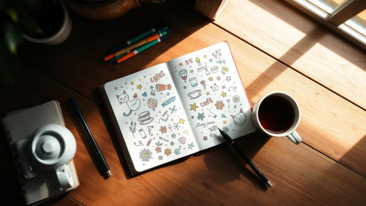 Simple Doodle Ideas for Sketchbook