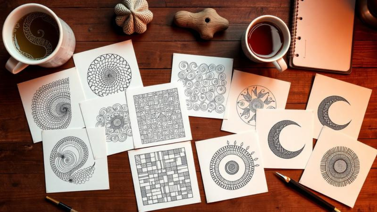 The Ultimate Zentangle Doodle Art Tutorial: 8 Steps to Mindful Creativity and Stress Relief