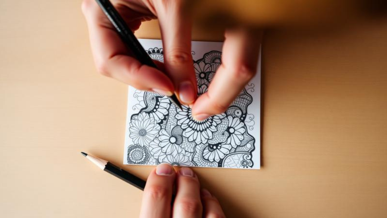 Zentangle Doodle Art Tutorial
