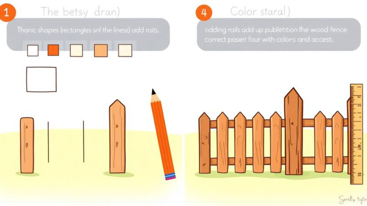 Easy Fence Drawing: Simple Step-by-Step Guide for Students