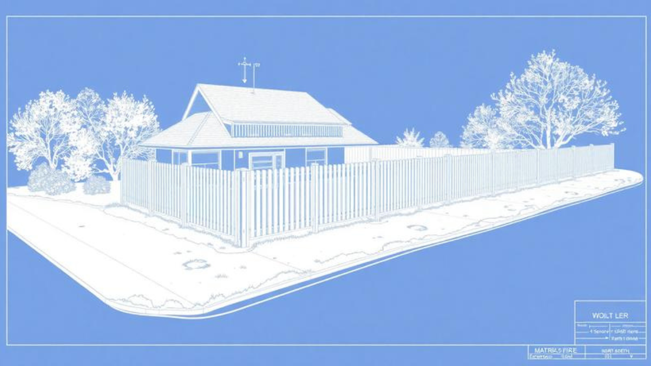 Fence Drawing Guide for Architectural Plans