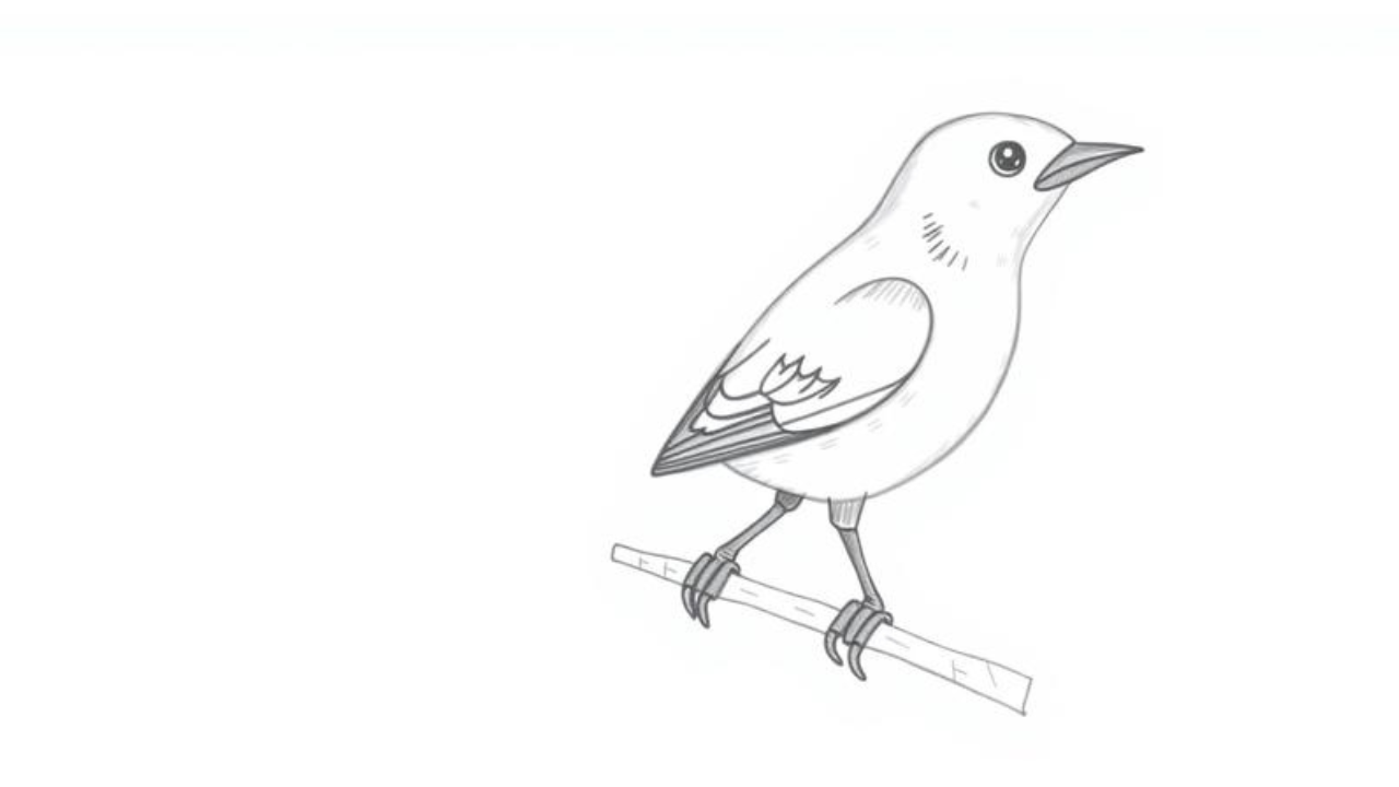 Mockingbird Drawing Easy: Simple Step-by-Step Guide