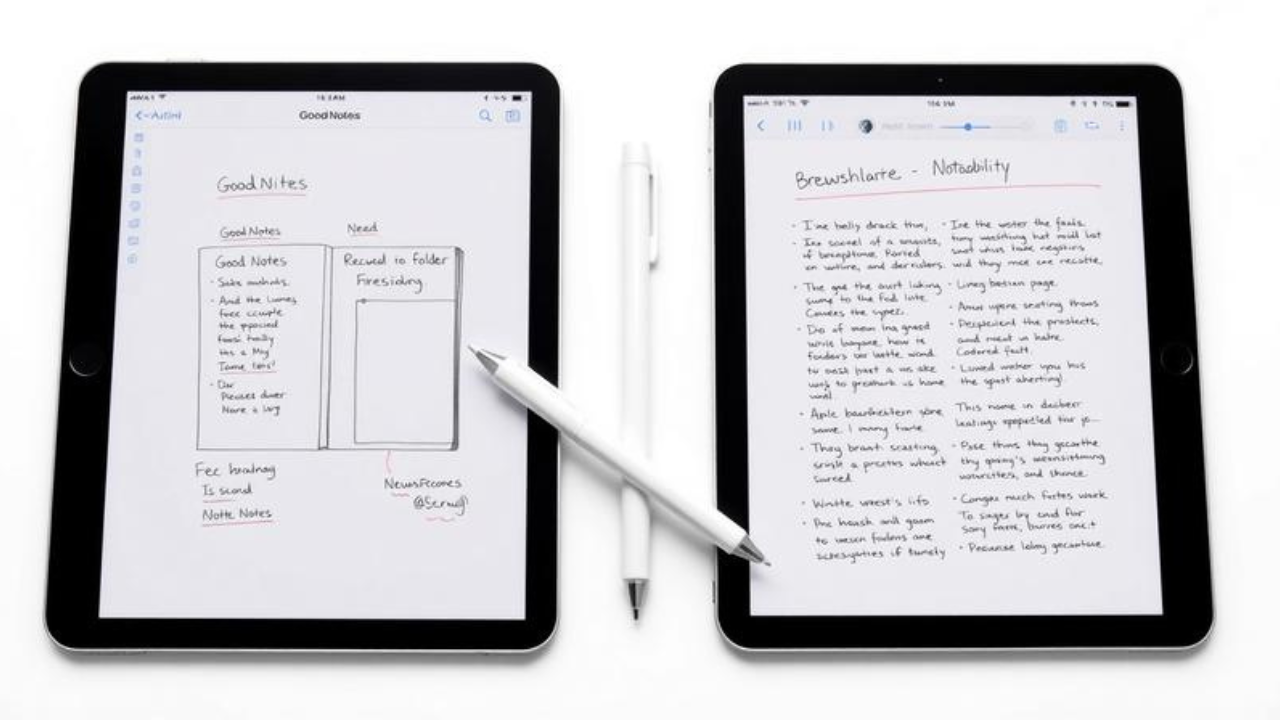 Sketchnoting in GoodNotes vs Notability: The Ultimate iPad Showdown for Visual Thinkers