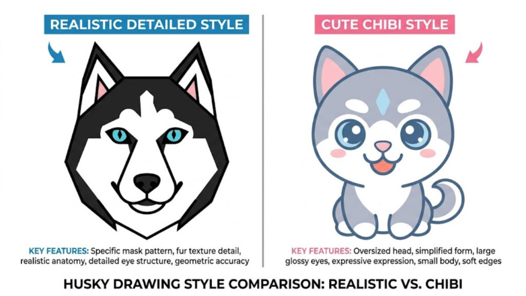 Husky Drawing 