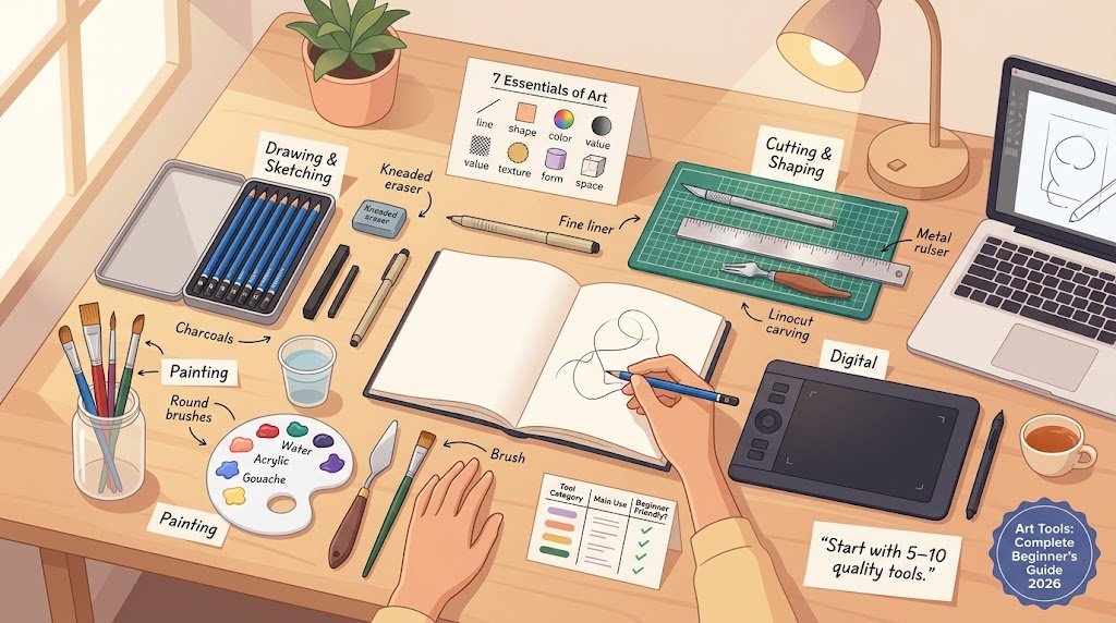 Art Tools: A Complete Beginner’s Guide to Every Essential Tool