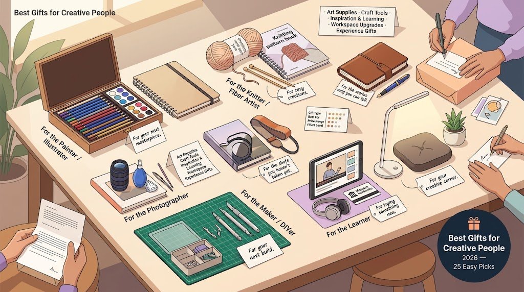 Best Gifts for Creative People: 25 Easy Picks for 2026
