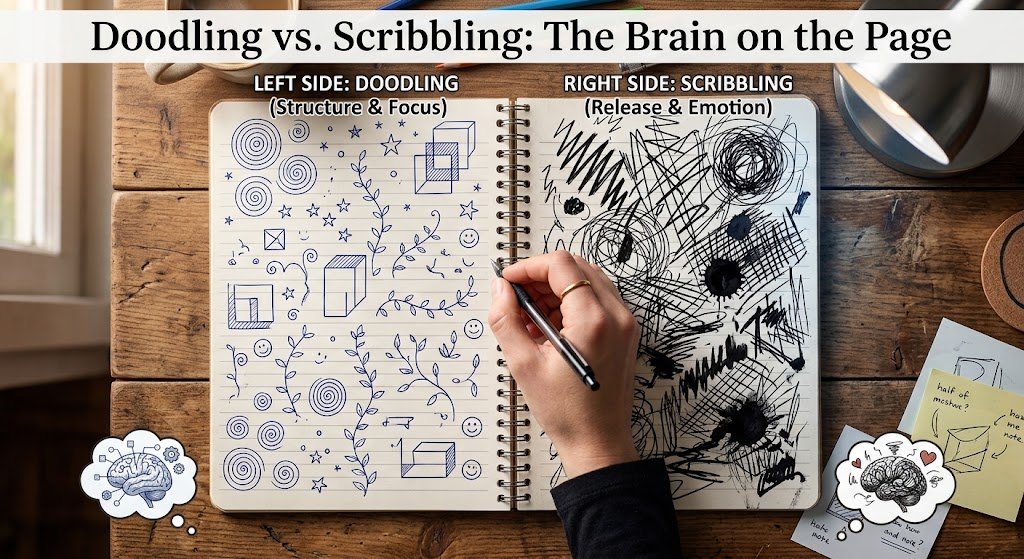 Doodling vs Scribbling: The Simple, Honest Guide